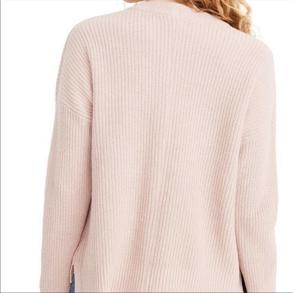 ❌SOLD❌Madewell Patch Pocket Pullover Knit Sweater in Rose - Picture 3 of 9